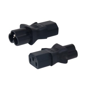 GBC 22.0304.15 - Adaptor (Clover) Τριπολικός C6 Αρσενικό σε C13 Θηλυκό Αντάπτορς Onetrade